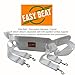 EasyBeat Dhol Belt – Padded Lumbar Support Harness for Puneri & Nashik Dhol Adjustable Waist (28-56 inch) Secure 4-Point Attachment for paan size (15-33 inch Diameter) White