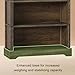 TVU 5-Tier Solid Wood Book Shelf, Floor Standing Bookcase, 65