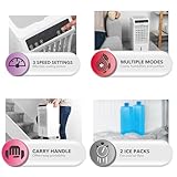 Beldray Digital Air Cooler - 6L Evaporative Humidifier, LED Display, Portable Cooling Fan, Air Purifier, 3 Speeds, Rotating Swing, Oscillating, 2 Ice Packs Included for Cool Air Flow - Image 8