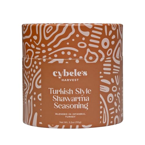 Cybele’s Harvest Shawarma Seasoning 3.2oz, Turkish Style Spice Blend for Mediterranean and Middle Eastern Dishes, Chicken Beef Lamb, Doner Gyro