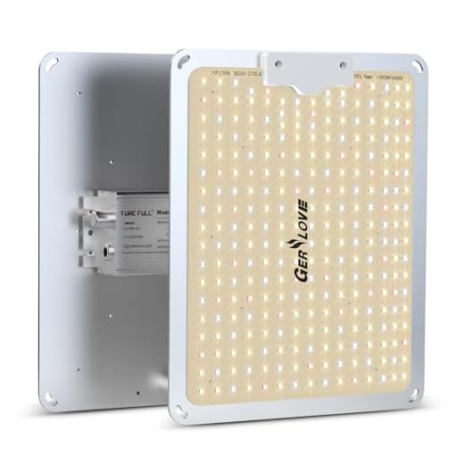GERYLOVE Vollspektrum LED GrowLampe,1500W Grow Light Pflanzenlampe 270 LEDs Grow Lampe Pflanzenlampe LED Vollspektrum Dimmbarer Funktion Wachstumslampe für Zimmerpflanzen