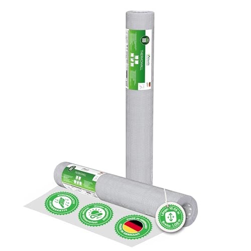 Veluxis® THERMOWALL Vliestapete 10,05 x 0,53 m (1er Set) - Spürbar schneller warm im Raum - Ansatzfrei, Überstreichbar, Energiesparend, Atmungsaktiv, Schallhemmend, Untertapete Weiß