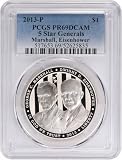 2013 P 5 Star Generals Commemorative Silver Dollar PCGS PR69DCAM