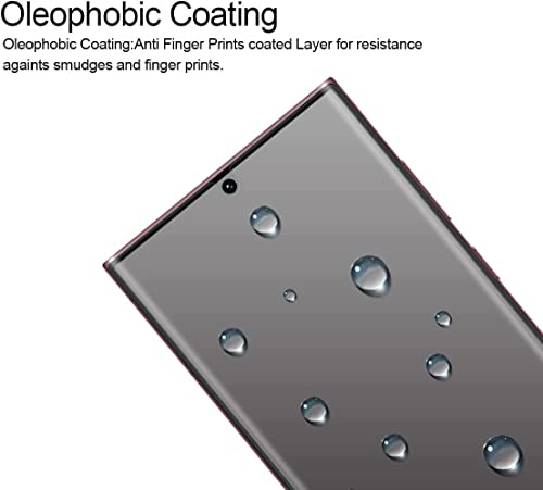 Image of STP FEEL Advanced Full Glue Tempered Glass Protector For Samsung Galaxy S22 Ultra (6.8 Inch) | Edge to Edge Screen Protector Guard Protector, Pack of 1