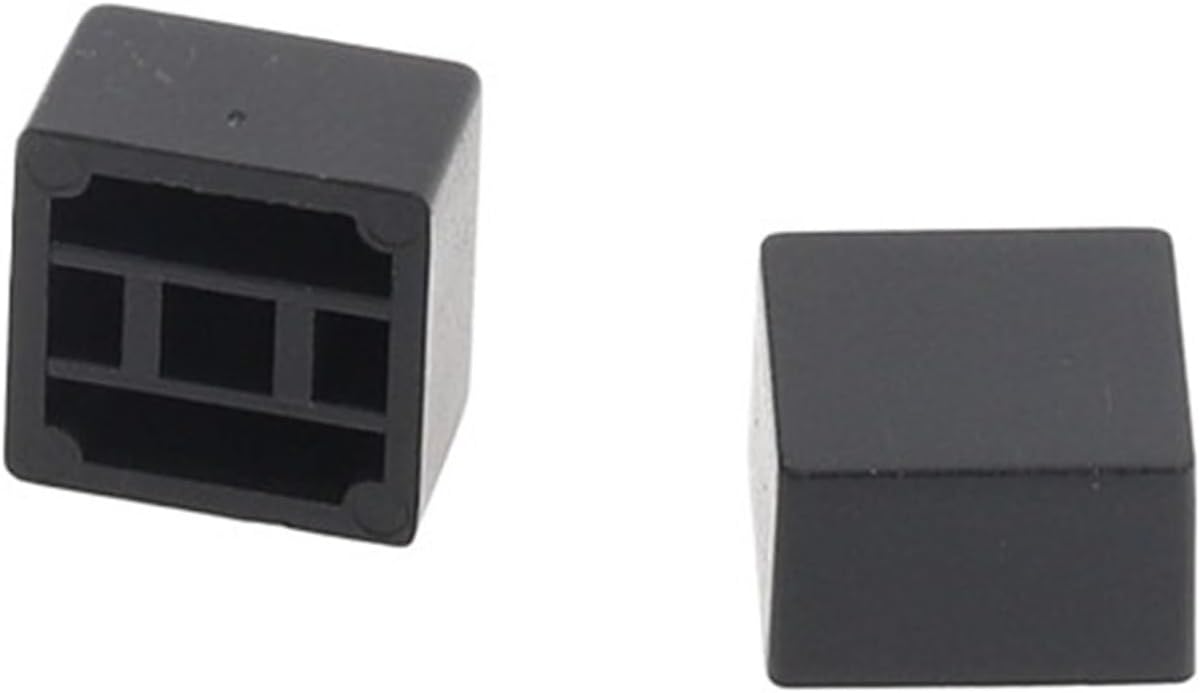 50pcs 9*9*5.5mm Square Button Cap Beige/black Switch For 6*6 Tactile