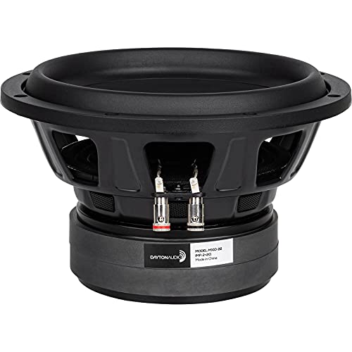 Dayton Audio MX10-22 10" Max-X High Excursion DVC Subwoofer 2 Ohms Per Coil 3200 Watt Max Car Audio Subwoofer