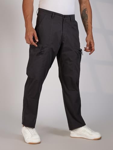 Image of Thomas Scott Relaxed Fit Cargo Trousers for Mens