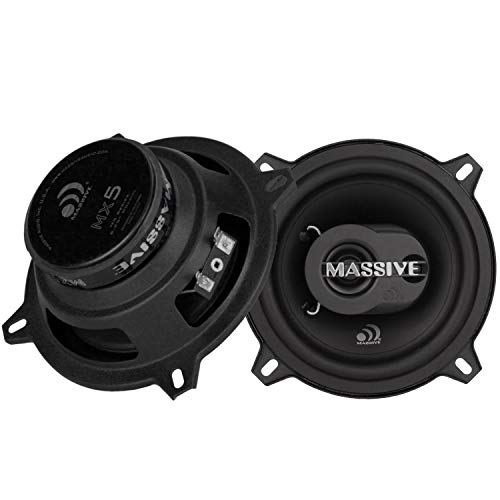 Massive Audio MX5 MX Series Coaxial Speakers. 80 Watts, 4 Ohm, 40w RMS