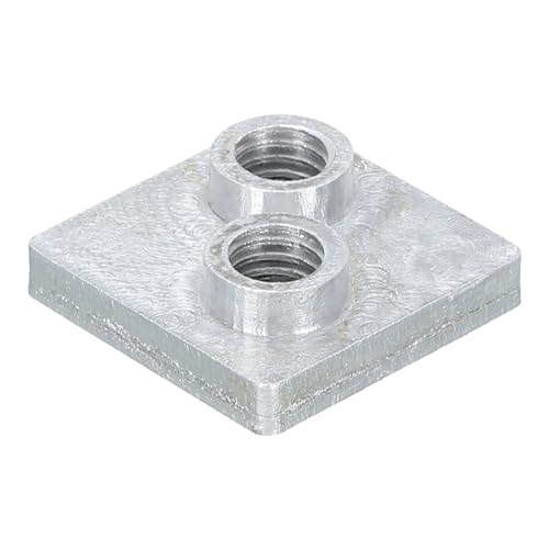 sourcing map Alluminio Testa di Raffreddamento 2 x 2 Radiatore Dissipatore di Calore Sistema Lega Blocco di Raffreddamento Ad Acqua per Computer Cellulare CPU