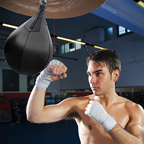 Speed Ball Boxing, Bolsa de perfuração de couro, Bolsa de velocidade Muay Thai Training Speed Bag Pu