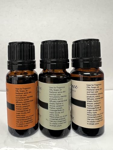 Image of Trio (3) - Spiced Cider, Almond Coconut Milk & Spiced Coconut Milk - Premium Fragrance Oil Trio - 10ML