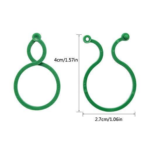 Hysagtek 200 Pz Giardino Piante Clip di Supporto