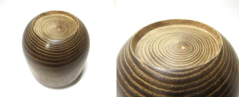 Amazon.co.jp: 棗槐えんじゅ木地茶入紙箱茶道具茶器岡山発送（広島発送