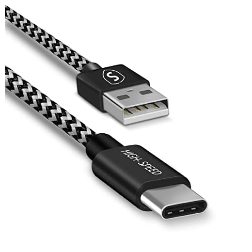 SiGN Skin USB C Kabel 2.1A 0.25 m svart & Vit