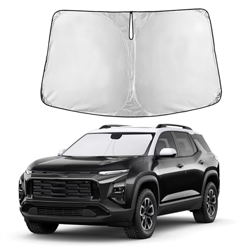 Image of Autovir Windshield Sun Shade Fit for 2024 2025 2026 Chevrolet Equinox Ev Sunshade, Front Car Window Shades Sun Visor, Blocks UV Rays & Heat, Car Accessories