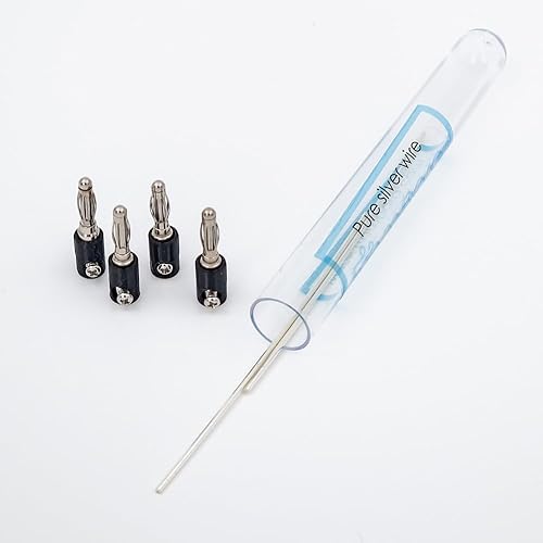 Plata coloidal  Par de alambre de plata pura 99.99%  Certificado  9999  Calibre 14 4 pulgadas  Alambre generador de plata coloidal FromBora  Más 4 disponible en Yaxa Mexico