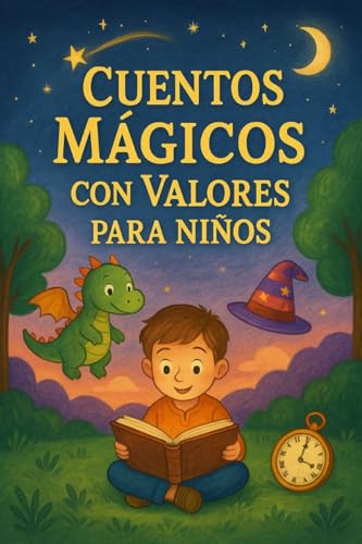 CUENTOS MAGICOS CON VALORES PARA NIÑOS: Historias Cortas para Dormir con Aventuras, Fantasía y Enseñanzas