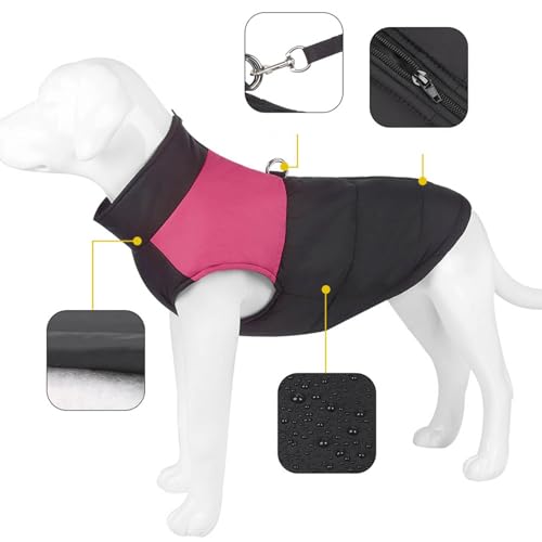 Generic Cão casaco de inverno colete filhote de cachorro jaqueta quente confortável pet snowsuit mac