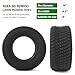 (2-Pack) 16x6.50-8 Tires - 4PR Durable Tubeless, Replacement Lawn Tractor Tires with Deep Ribbed Treads, Rim Not Included