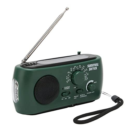 Radio solaire à manivelle AM SW pour coupure de courant et urgence