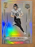 2025 ELITE TREVOR LAWRENCE SILVER PRIZM REFRACTOR JAGUARS FOOTBALL CARD
