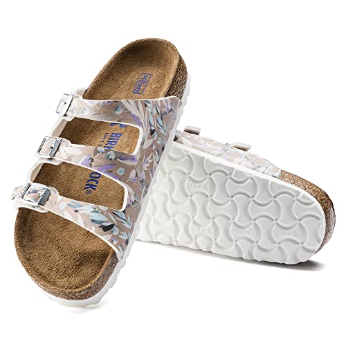Image of Birkenstock Florida Fresh Birko Flor Floral Fades Crystal Rose Sandals