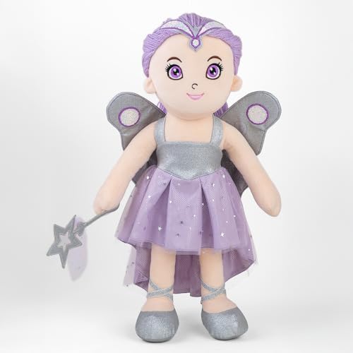 Image of Mirada Fairy Doll Soft Plush Toy - 50cm | Cute Magical Stuffed Doll for Kids & Girls | Super Soft, Cuddly & Huggable Plush | Ideal Gift for Birthday /Christmas /Diwali