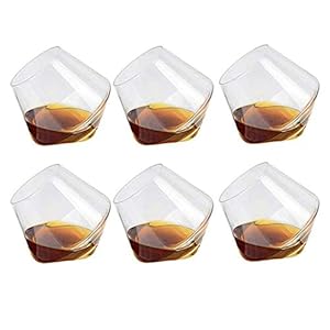 Ledph 6pcs Whisky Glas, Kristall Wodka Wiskey Wein Becher, Tumbler Whiskey Cocktail Tasting Glaser, Personalisiert…