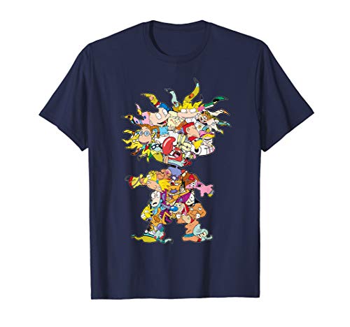Nickelodeon 90s nick chuckie character silhouette t-shi…