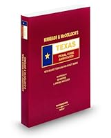Kinkeade and McColloch's Texas Penal Code Annotated, 2009-2010 ed. 0314988092 Book Cover