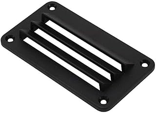 Sea Dog Line Square Louvered Vent, abs louvered vent black 4-7/8x5-1/2
