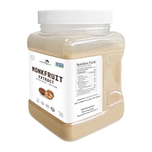 image for Morning Pep 100% Pure Monk Fruit extract sweetener, No Erythritol, Mon