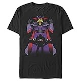 Men's Toy Story Zurg with Buzz Lightyear Silhouette T-Shirt - Black - Medium