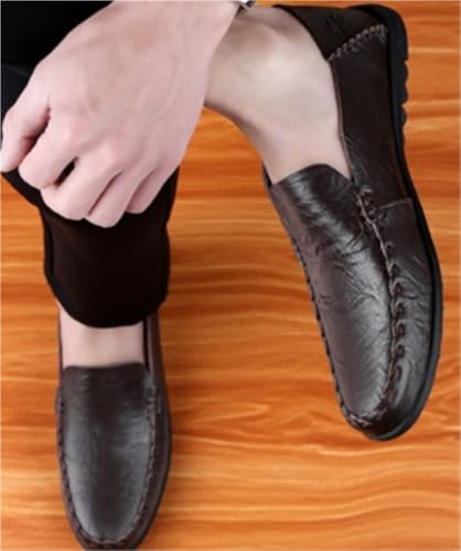 Men's Venetian Loafers Solid Color Simple Backless Vegan Leather Anti-Slip Flexible Lightweight Party Slip On Shoes3