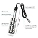 Bucket Water Heater, Kingwork UL-Listed 1500W Immersion Heater with Thermostat and Auto Shutoff, Submersible Pool Heater with Full 304 Stainless-Steel Guard, Heats 5 Gallons of Water in Minutes