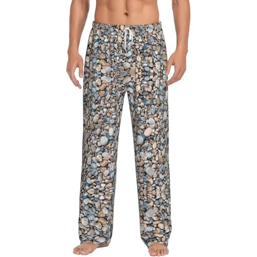 Pantalon de pyjama en polaire doux homme anti-courants d'air hivernaux