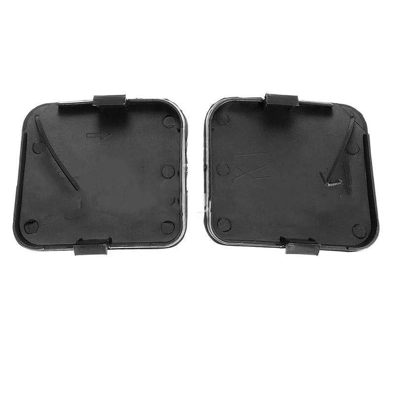 Cache Crochet Remorquage Pare-chocs Avant Pour Toyota RAV4 2013-2015 - Capuchon Protection Œillet Remorquage Noir Gauche & Droit - Réf. 53286-0R060 / 53285-0R060
