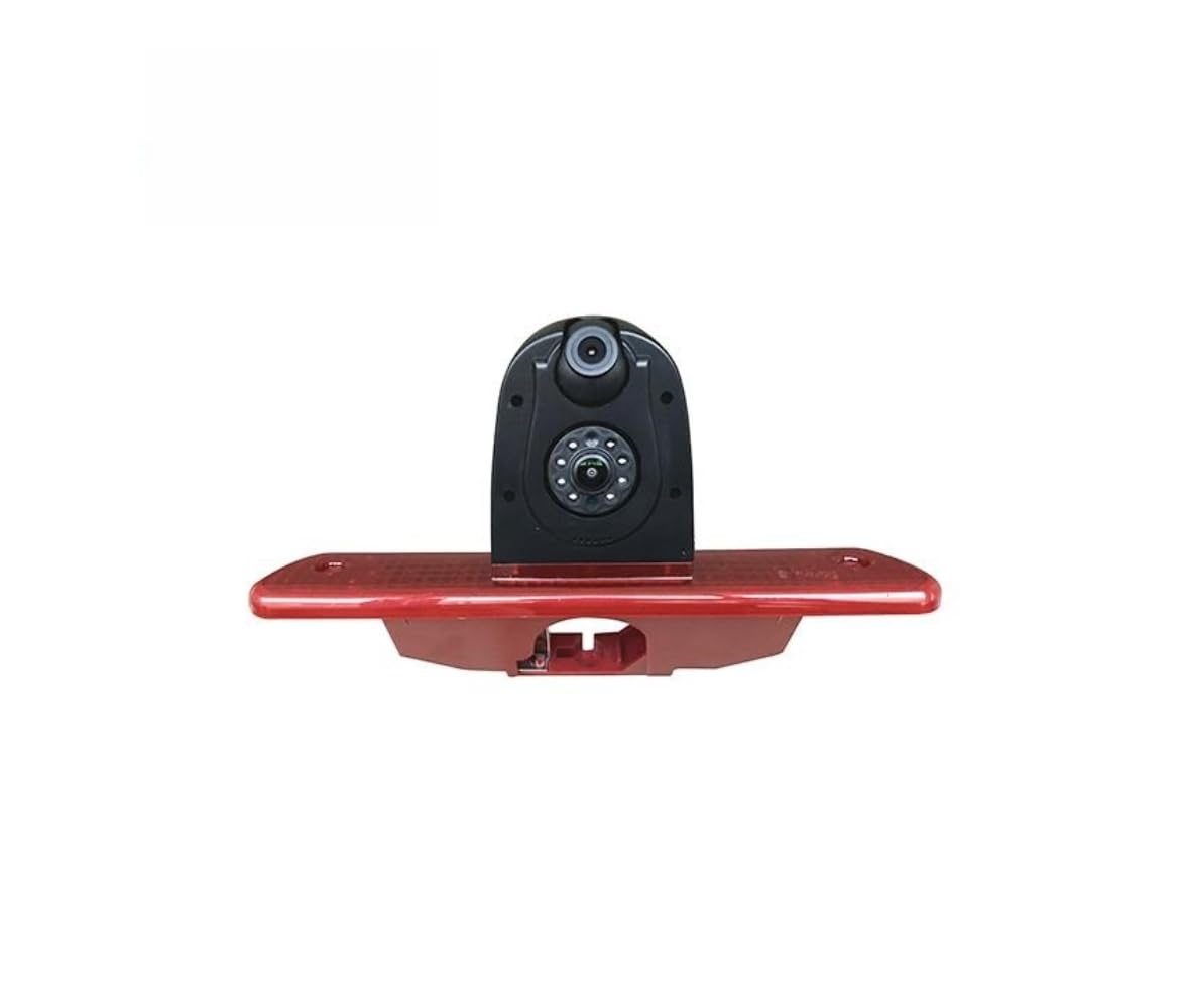 Cámara de respaldo de doble lente y monitor de espejo trasero con clip de 7 pulgadas compatible con Citroen Jumpy/Peugeot Expert/Fiat Scudo/Toyota ProAce