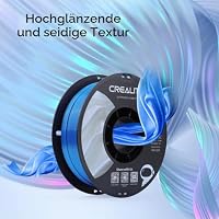 Creality Silk PLA Filament 1,75 mm, 2kg Gradient Multicolor, Seiden-PLA mit glänzendem Silk-Effekt, Hohe Zähigkeit & Glatte Druckoberfläche, Maßgenauigkeit ±0,02 mm – Ansicht 6