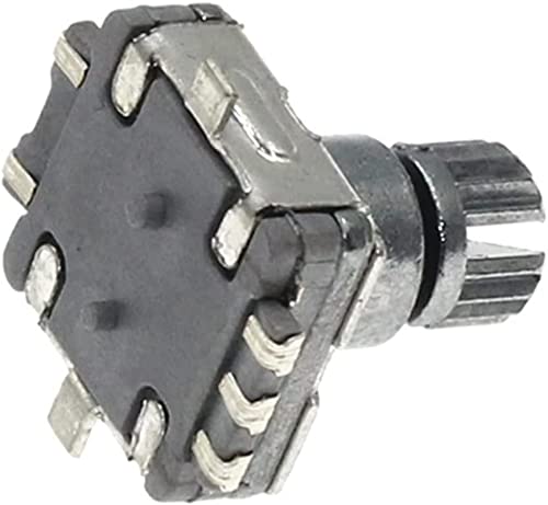 Interrupteur d'encodeur EC11 5 pin SMD potentiomètre rotatif numérique arbre prune 10 mm - 3