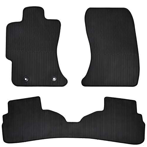 Megiteller Car Floor Mats - Custom Fit for Subaru Impreza (GK GT) 2017-2023 / Crosstrek / XV Crosstrek 2018-2023 All-Weather Floor Liners