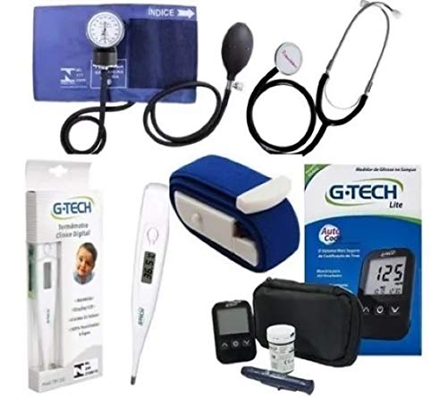 Kit de enfermagem + aparelho medidor de glicose