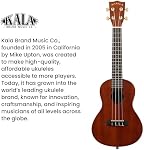 Kala KA-MK-C Makala Concert Ukulele Bundle avec cas dur, Cherub Tuner, et le tissu de polissage