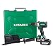 Hitachi DV18DBL2 18V Brushless Lithium Ion Cordless 1/2" Hammer Drill Kit with Two 6.0Ah Batteries