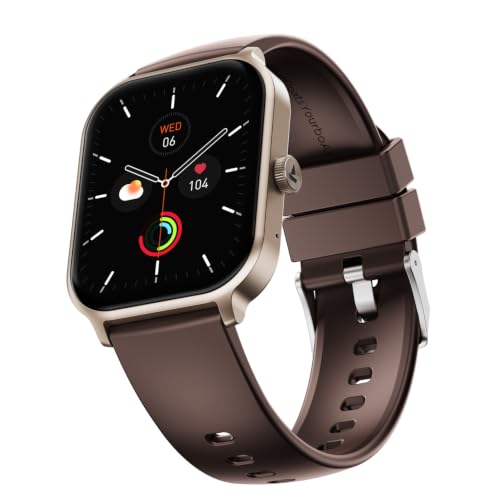 Image of boAt Ultima Ember 2 Smartwatch, 1.96 inch AMOLED Display, Ultra Bright 1000 nits Brightness, AOD, Personalized Fitness Nudges, Functional Crown, 100+ Sports Mode smartwatch for Men & Women (Coffee Brown)