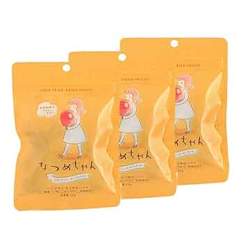 なつめ! Amazon.co.jp: なつめちゃん ノンフライ なつめチップス(25g) 3