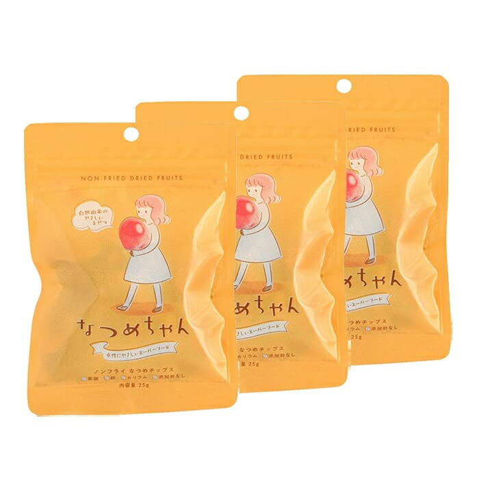 なつめ Amazon.co.jp: なつめちゃん ノンフライ なつめチップス(25g) 3
