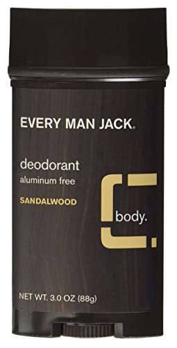 Image of Every Man Jack Deodorant 3 Ounce Sandlewood Aluminum-Free (88ml) (2 Pack)