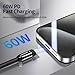 YOOVEI Universal Phone Lanyard,With USB C to USB C Cable Multifuctional Universal Crossbody Cell Phone Lanyards,Crossbody Strap for iPhone 15/16/Pro/Pro Max and Most Smartphones,Black