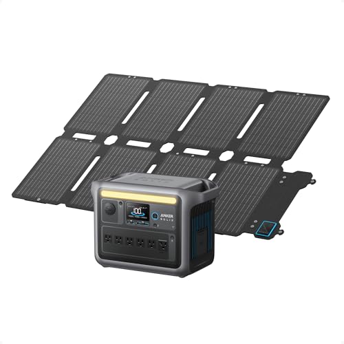 Anker SOLIX C1000 Power Station 1056Wh with 100W Solar Panel